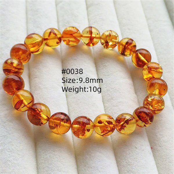 Yellow Amber Bead Bracelet-ToShay.org
