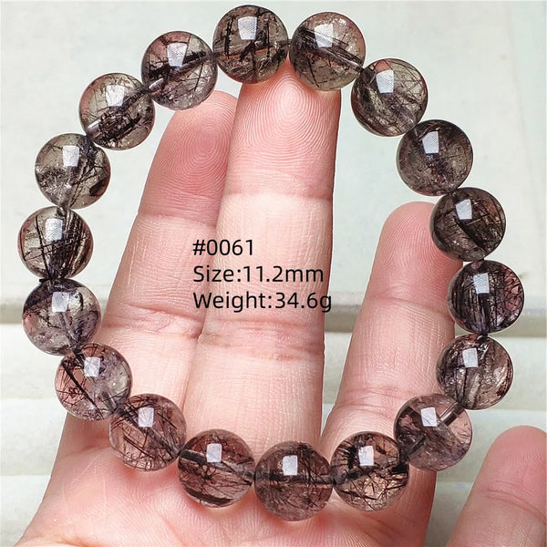 Black Rutilated Quartz Bracelet-ToShay.org