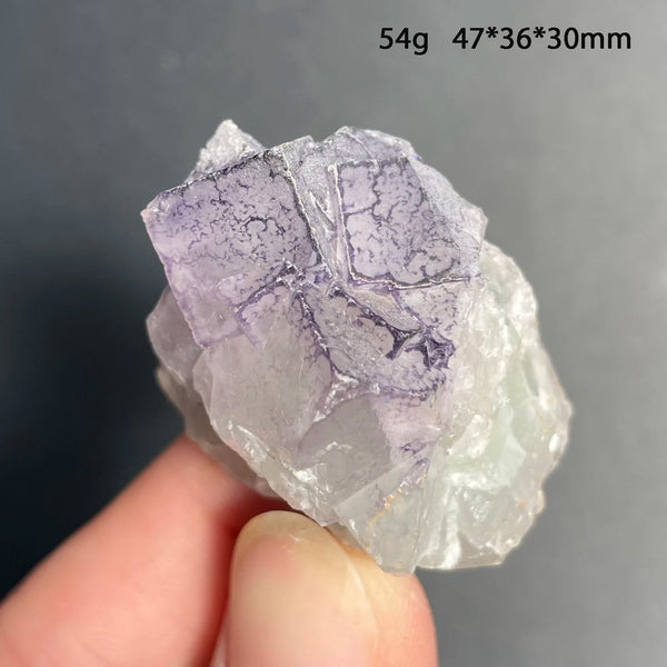 Purple Amethyst Fluorite Crystal-ToShay.org