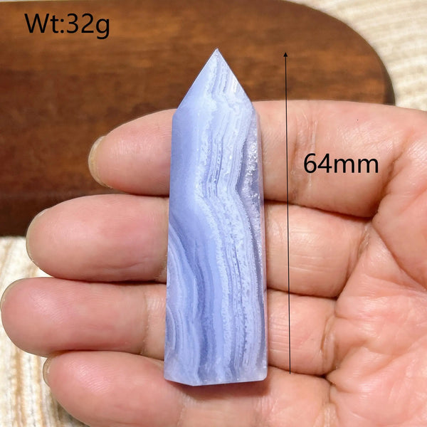 Blue Lace Agate Point-ToShay.org