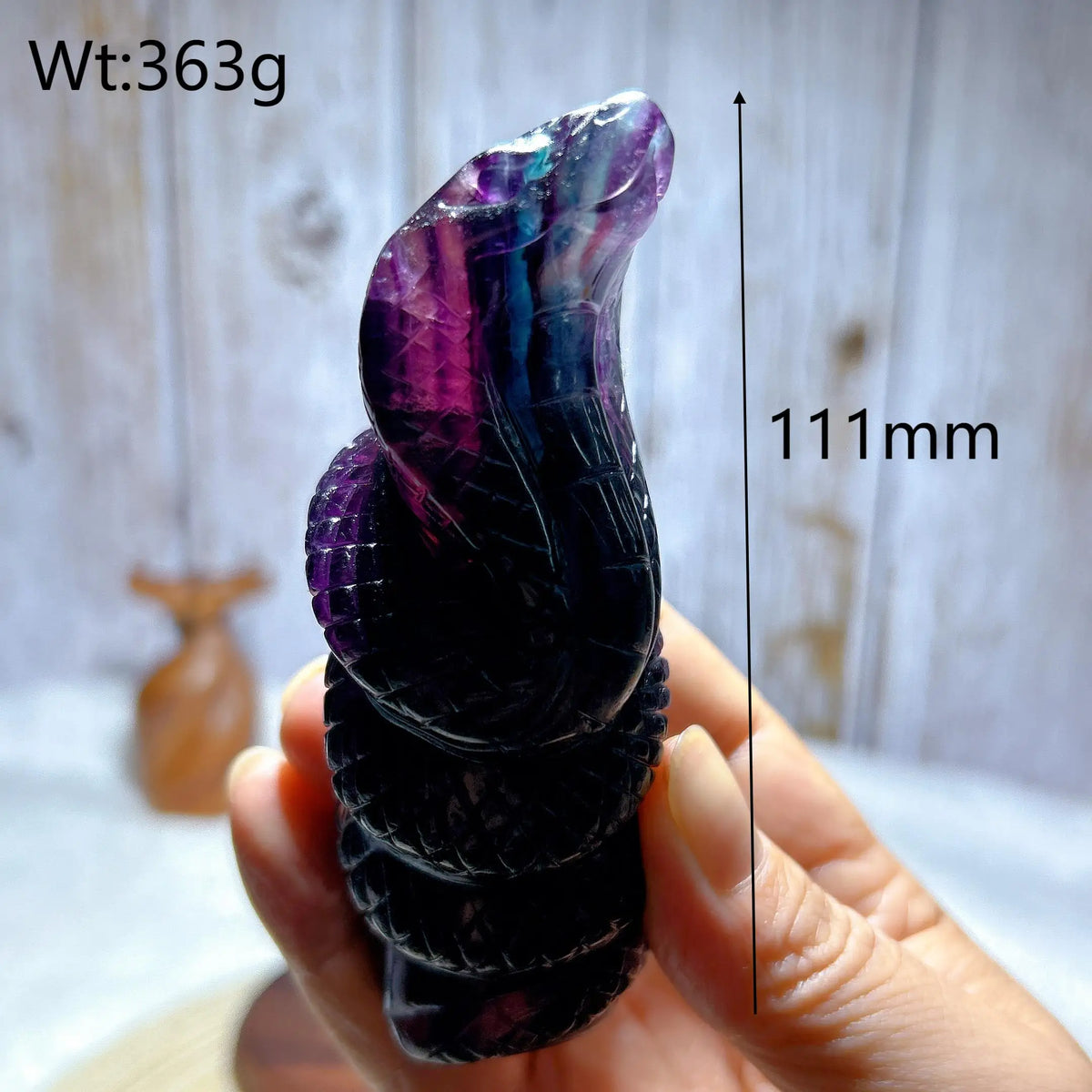 Rainbow Fluorite Snake-ToShay.org