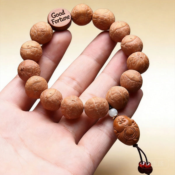 Brown Phoenix Eye Bodhi Bracelet-ToShay.org