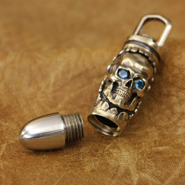Silver Skull Pendant-ToShay.org