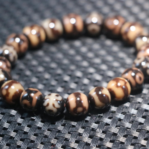 Tibetan Agate Dzi Bracelet-ToShay.org