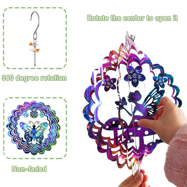 Butterfly Wind Spinner-ToShay.org