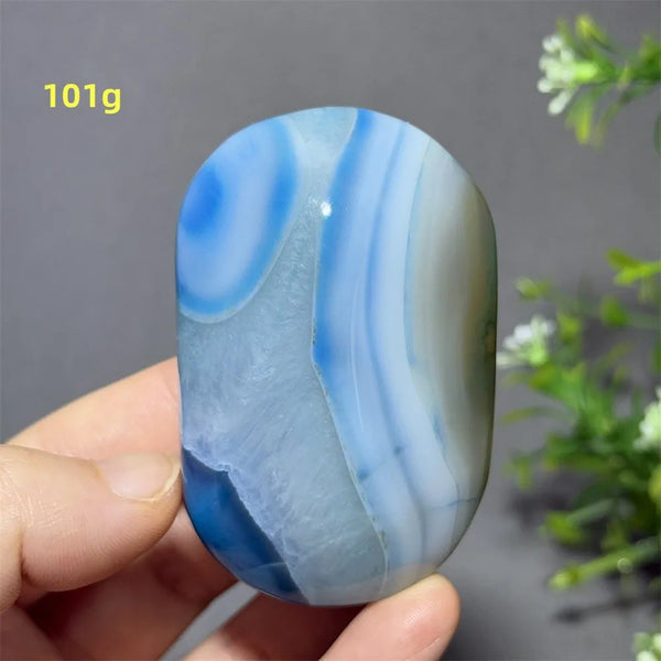 Blue Sapphire Striped Agate-ToShay.org