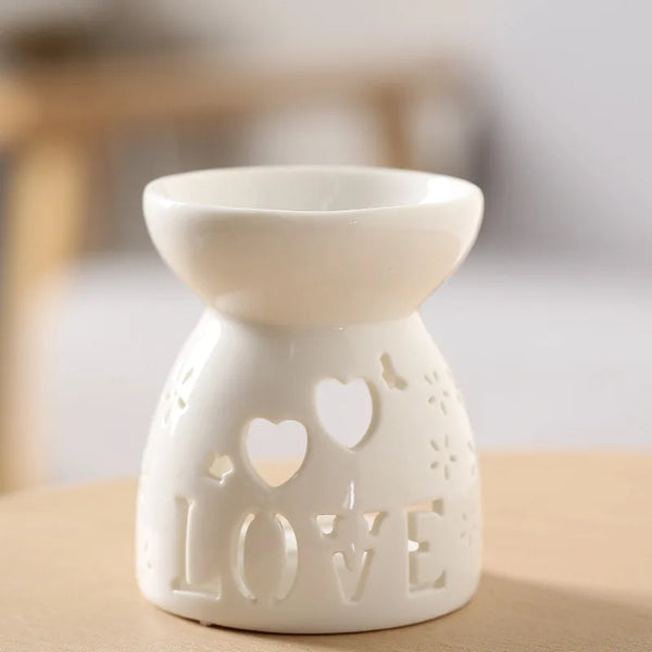 Hollow Ceramic Essential Oil Burner-ToShay.org