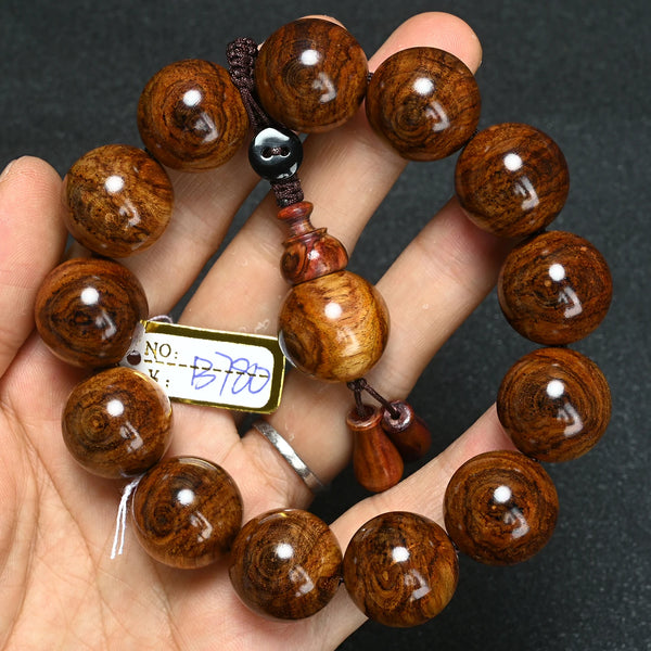 Wood Tiger Bead Bracelet-ToShay.org