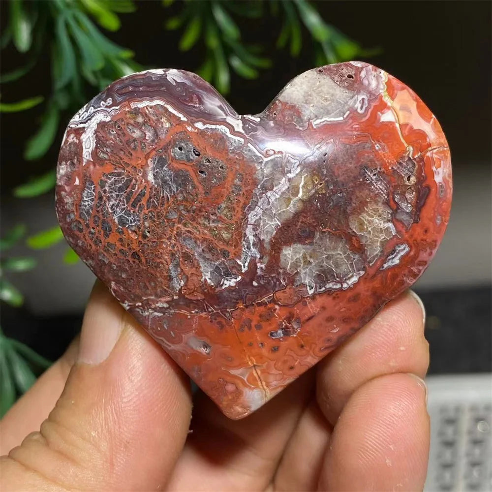 Red Agate Heart-ToShay.org