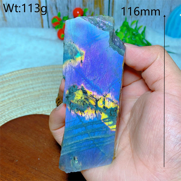 Purple Labradorite Slice-ToShay.org