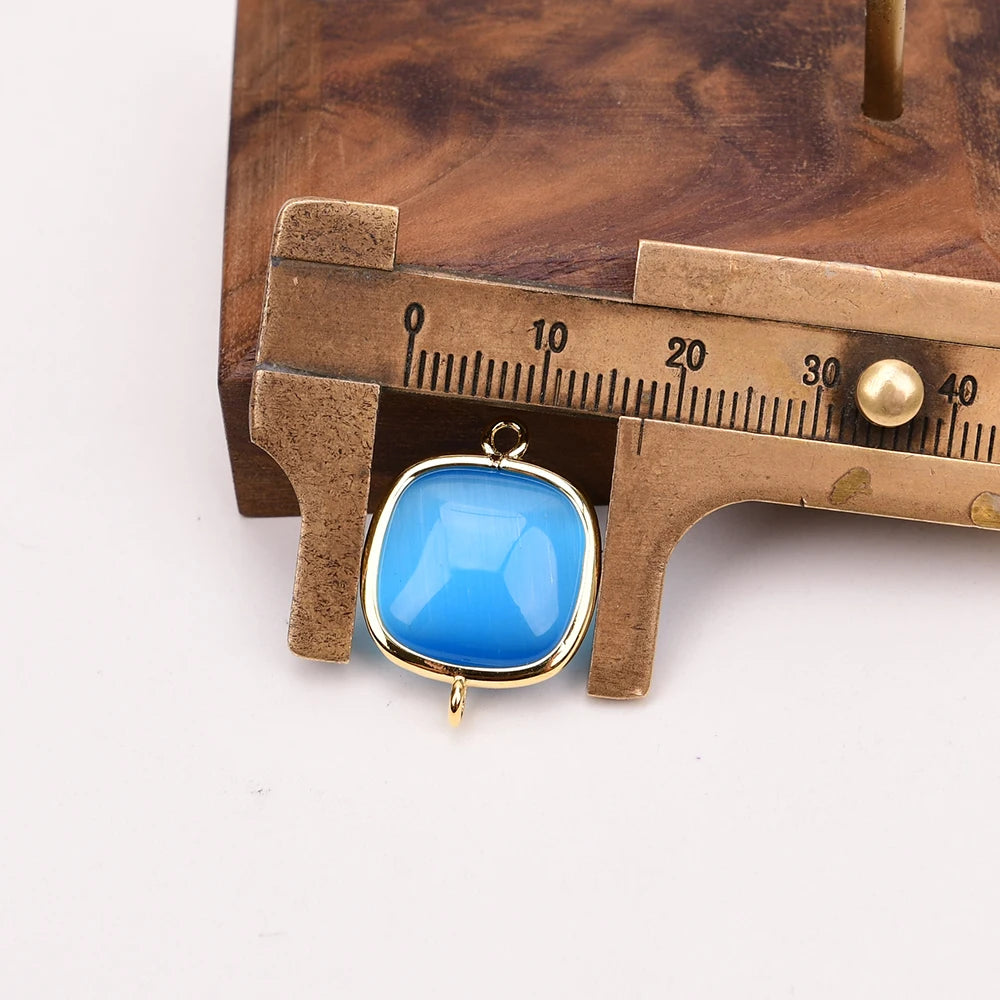 Blue Cats Eye Crystal Beads-ToShay.org