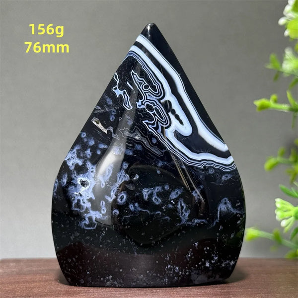 Black Agate Flame-ToShay.org