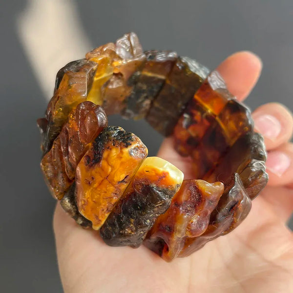 Yellow Amber Bracelet-ToShay.org
