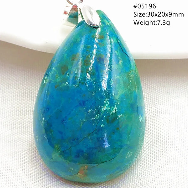 Blue Green Malachite Pendant-ToShay.org