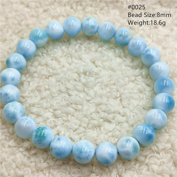 Blue Larimar Bead Bracelet-ToShay.org