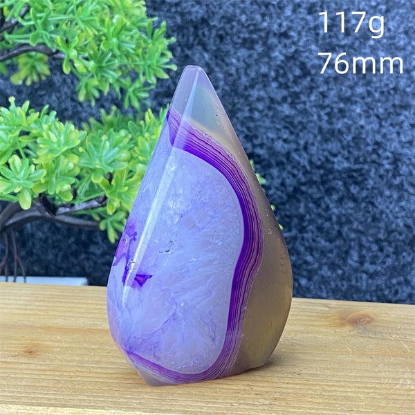 Purple Agate Torch-ToShay.org
