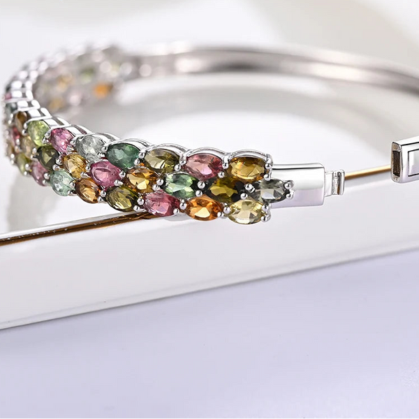 Mixed Tourmaline Bangle-ToShay.org