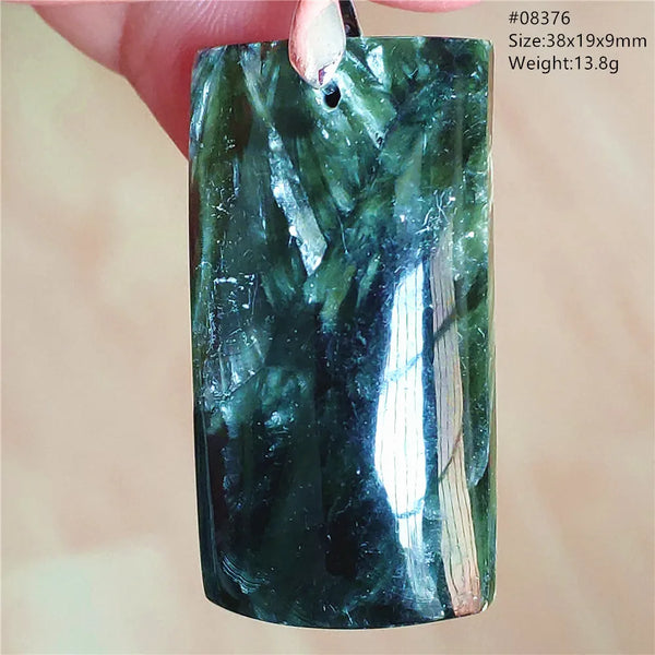 Green Seraphinite Pendant-ToShay.org