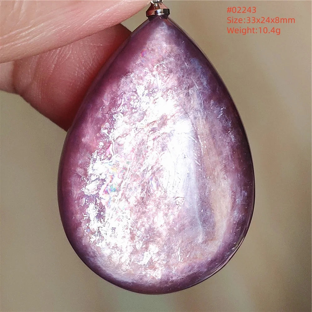 Purple Lepidolite Pendant-ToShay.org