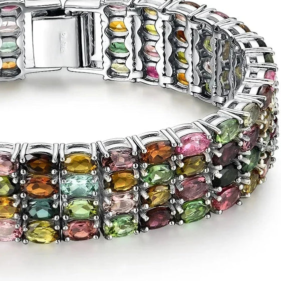 Mixed Tourmaline Bracelet-ToShay.org