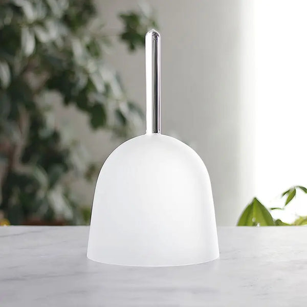 White Frosted Singing Bowls-ToShay.org