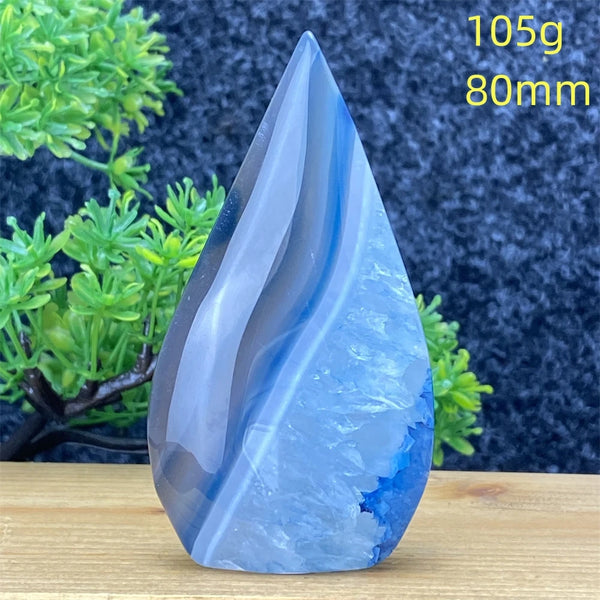 Blue Agate Torch-ToShay.org