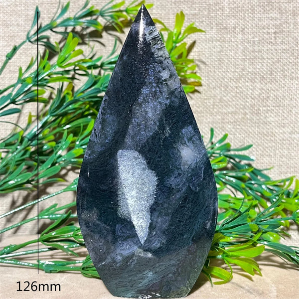 Green Moss Agate Flame-ToShay.org