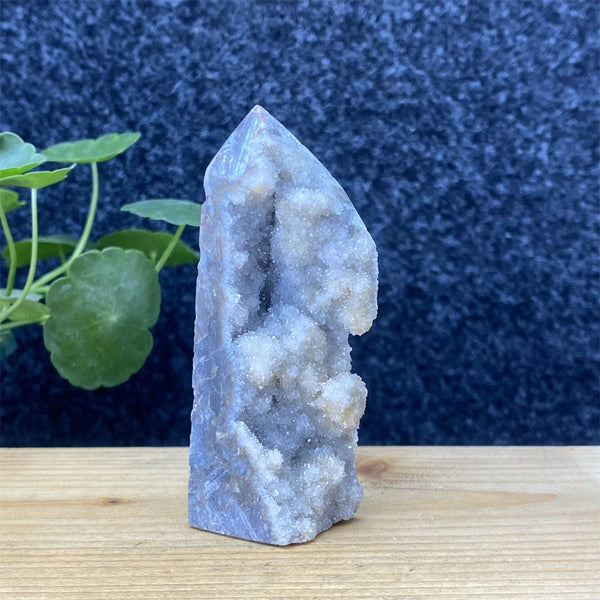 Purple Sphalerite Geode Tower-ToShay.org