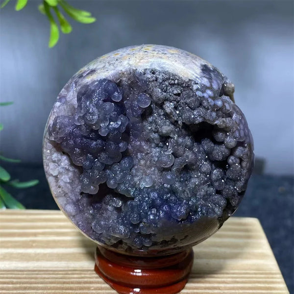 Purple Grape Agate Ball-ToShay.org