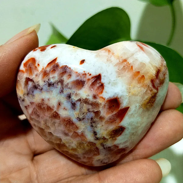 Red Striped Agate Heart-ToShay.org