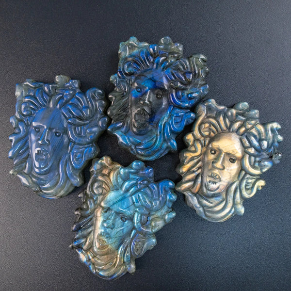 Blue Labradorite Medusa Plate-ToShay.org