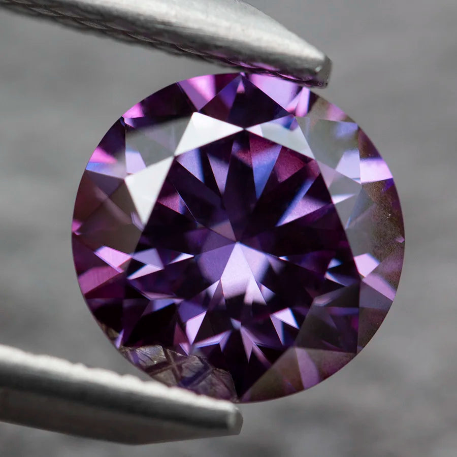 Purple Crystal Cut Diamond-ToShay.org
