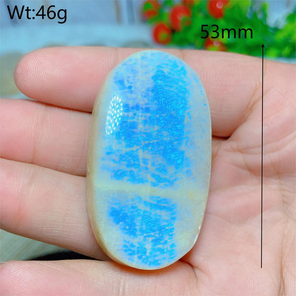 Blue Moonstone Palm Stones-ToShay.org