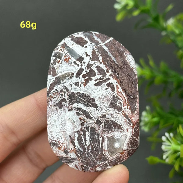 Red Agate Palm Stone-ToShay.org