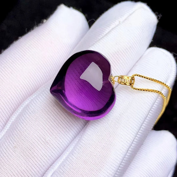 Purple Amethyst Quartz Pendant-ToShay.org