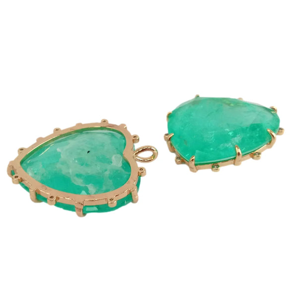 Green Crystal Quartz Heart-ToShay.org