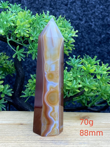 Orange Carnelian Wand-ToShay.org