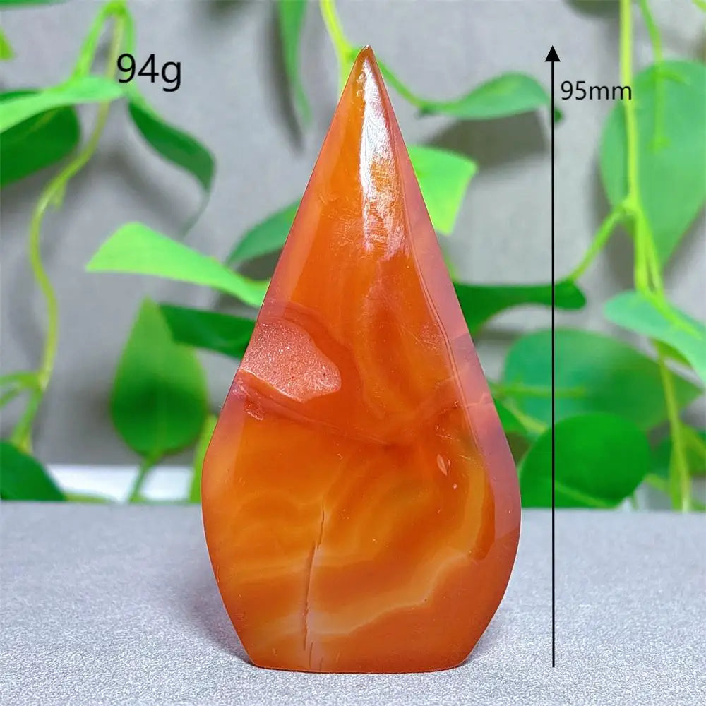 Orange Carnelian Quartz Flame-ToShay.org
