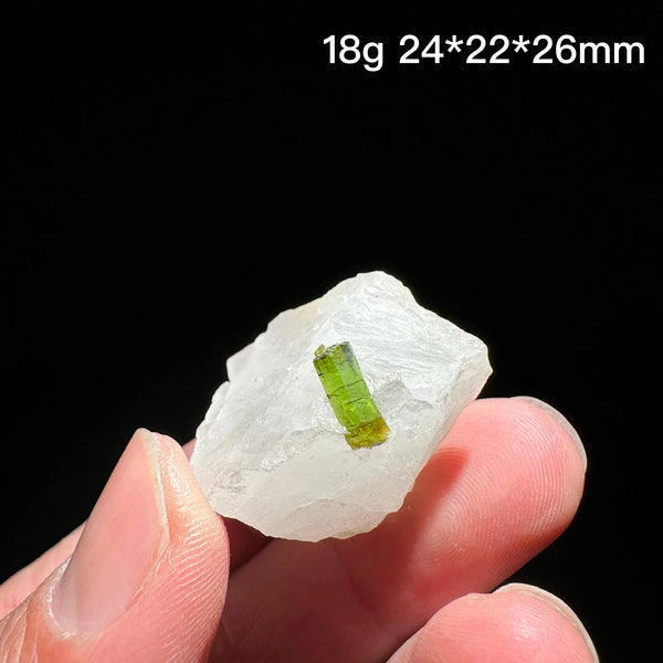 Green Tourmaline Crystal-ToShay.org