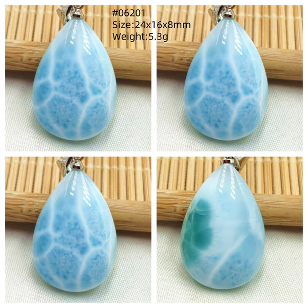 Blue Larimar Pendant-ToShay.org