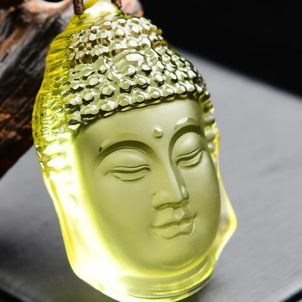 Yellow Citrine Buddha Pendant-ToShay.org