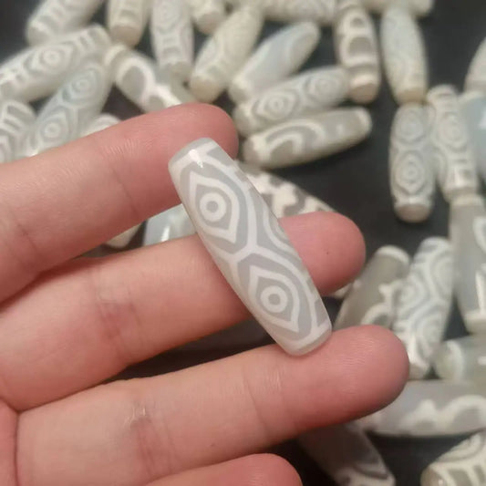 Tibetan Agate Eyes Dzi Bead-ToShay.org