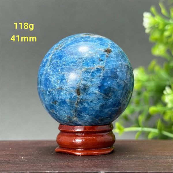 Blue Apatite Quartz Ball-ToShay.org