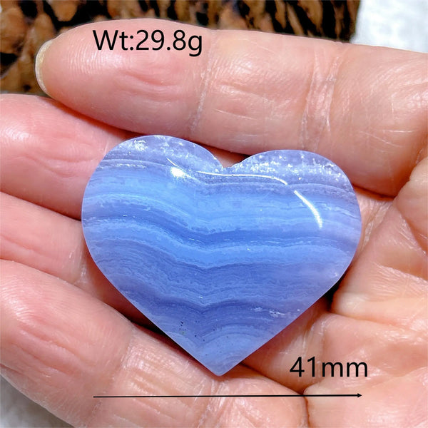 Blue Lace Agate Heart-ToShay.org