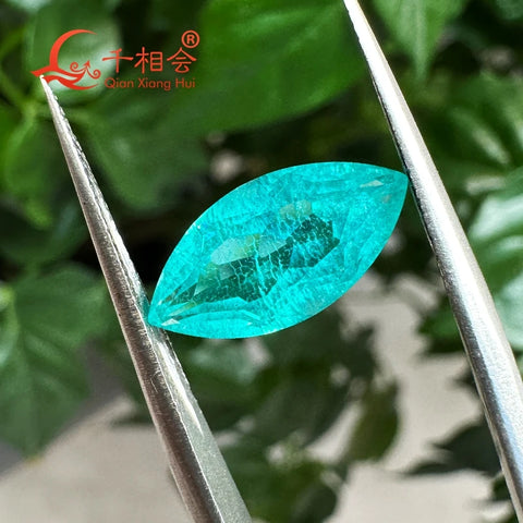 Blue Crystal Cut Paraiba-ToShay.org