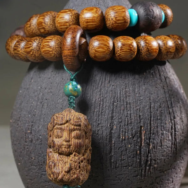 Brown Agarwood Barrel Beads-ToShay.org
