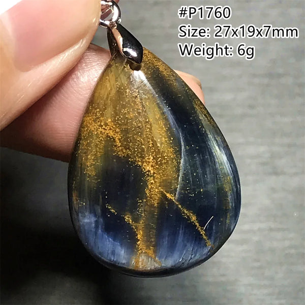 Blue Pietersite Pendant-ToShay.org