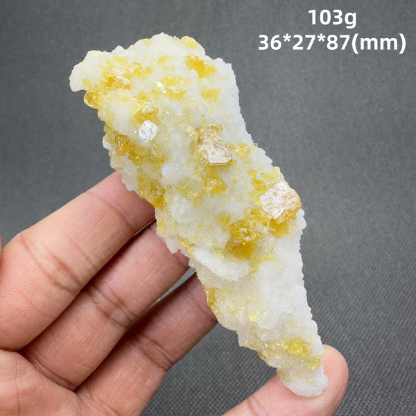 Yellow Barite Mineral Quartz-ToShay.org