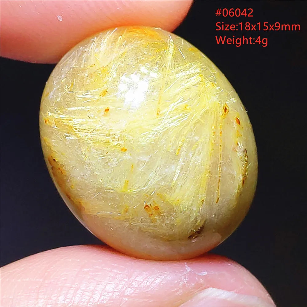 Gold Rutilated Quartz Pendant-ToShay.org