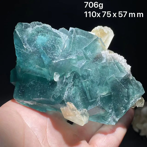 Blue Fluorite Cube Crystal-ToShay.org